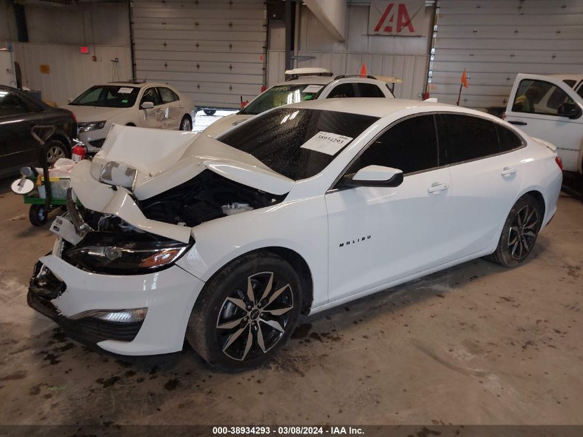 2020 Chevrolet Malibu Fwd Rs VIN: 1G1ZG5ST9LF140971 Lot: 38934293