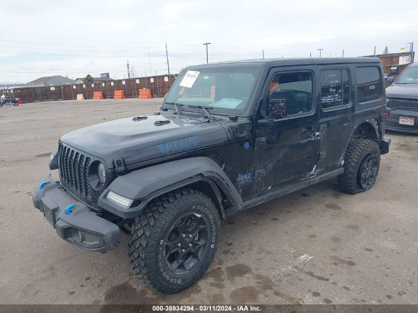 2023 Jeep Wrangler 4Xe 4X4 VIN: 1C4JJXN66PW641751 Lot: 38934294