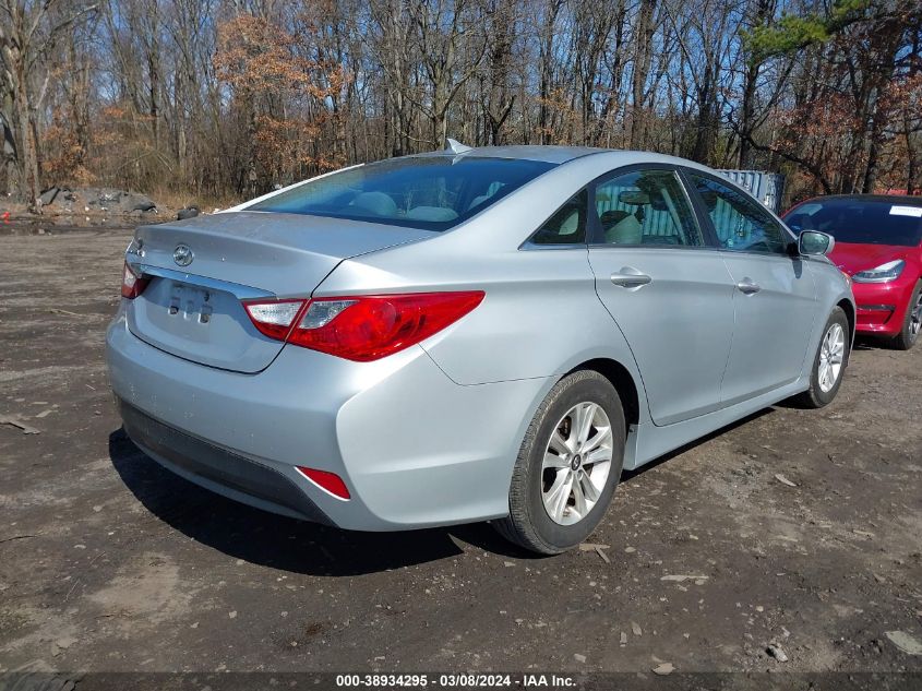 2014 Hyundai Sonata Gls VIN: 5NPEB4AC0EH875640 Lot: 38934295