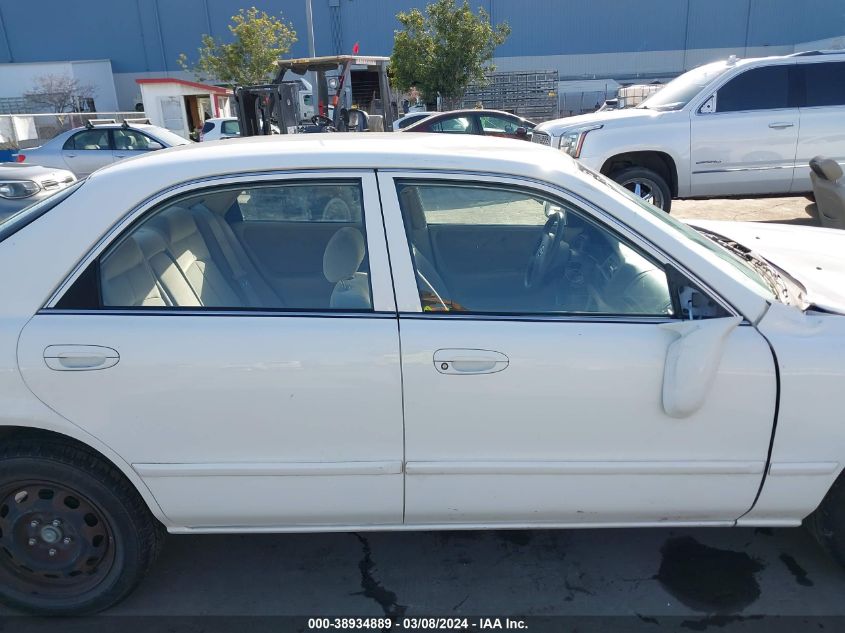 2000 Mazda 626 Es/Lx VIN: 1YVGF22C4Y5132445 Lot: 38934889