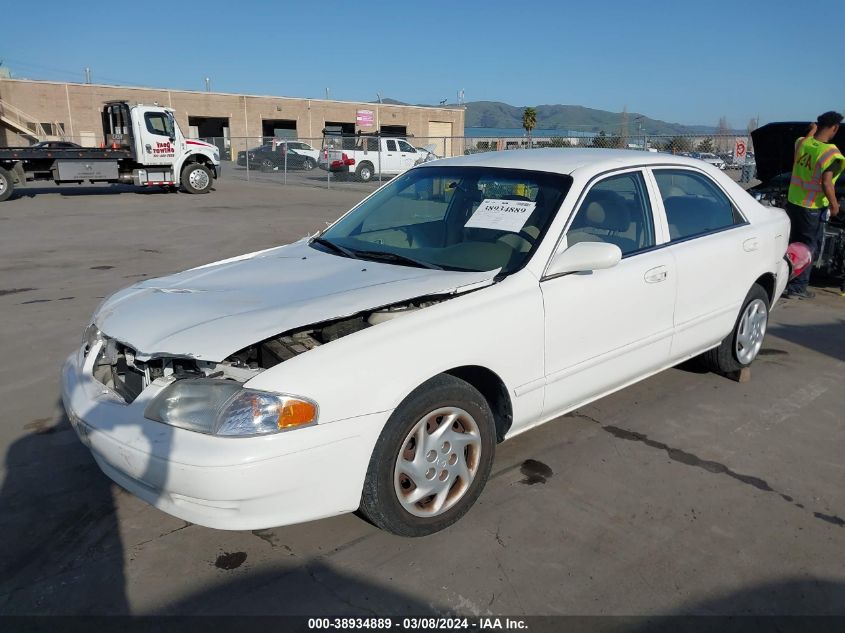 2000 Mazda 626 Es/Lx VIN: 1YVGF22C4Y5132445 Lot: 38934889