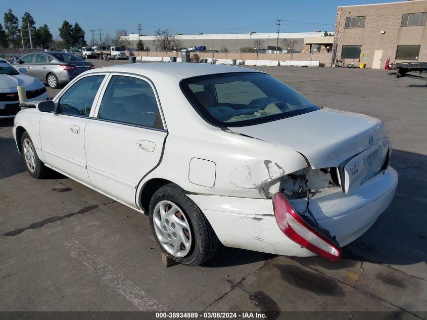 2000 Mazda 626 Es/Lx VIN: 1YVGF22C4Y5132445 Lot: 38934889