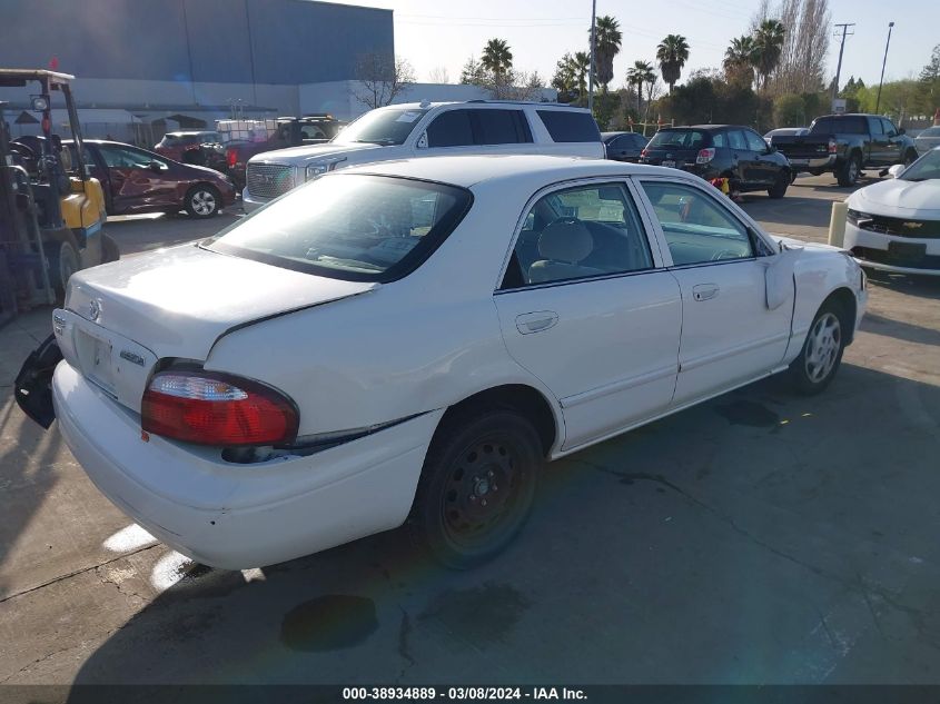 2000 Mazda 626 Es/Lx VIN: 1YVGF22C4Y5132445 Lot: 38934889