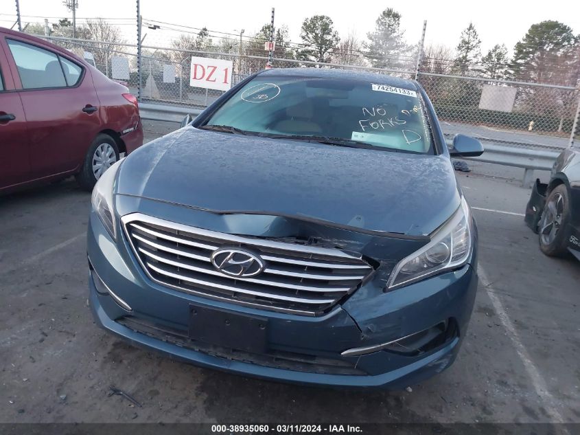 2017 HYUNDAI SONATA 2.4L - 5NPE24AF2HH517762