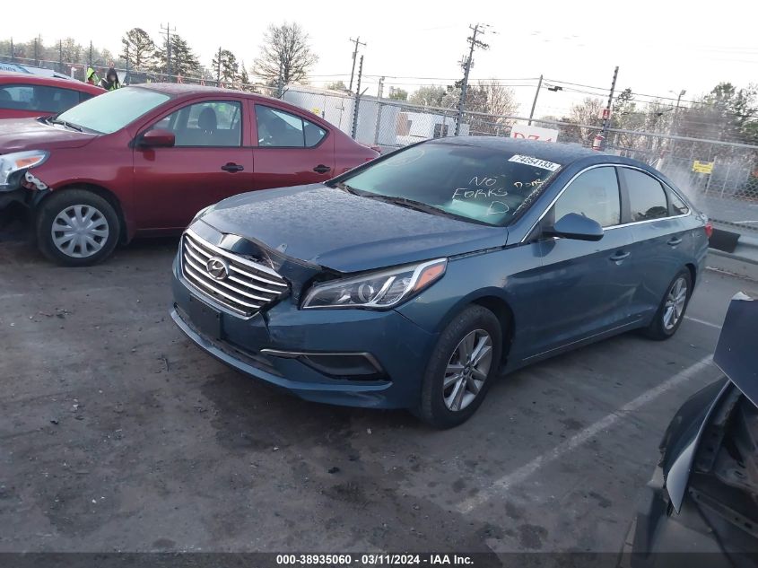 2017 HYUNDAI SONATA 2.4L - 5NPE24AF2HH517762