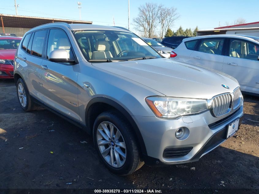 2017 BMW X3 XDRIVE28I - 5UXWX9C53H0T06492