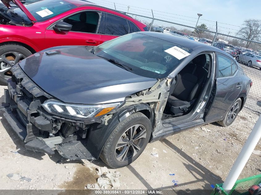 2021 Nissan Sentra Sv Xtronic Cvt VIN: 3N1AB8CV2MY294391 Lot: 38935841