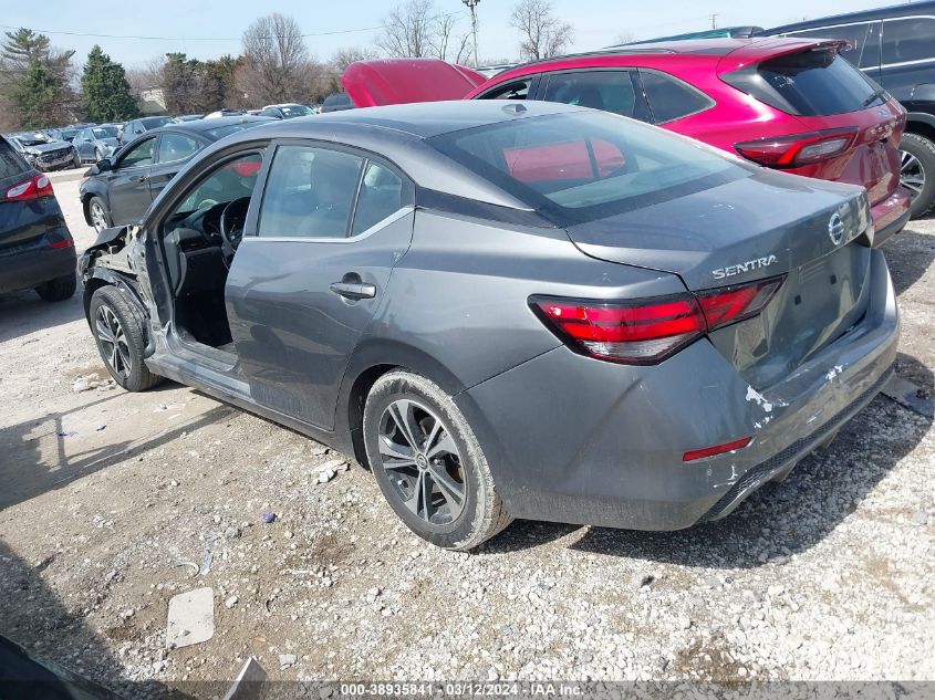 2021 Nissan Sentra Sv Xtronic Cvt VIN: 3N1AB8CV2MY294391 Lot: 38935841