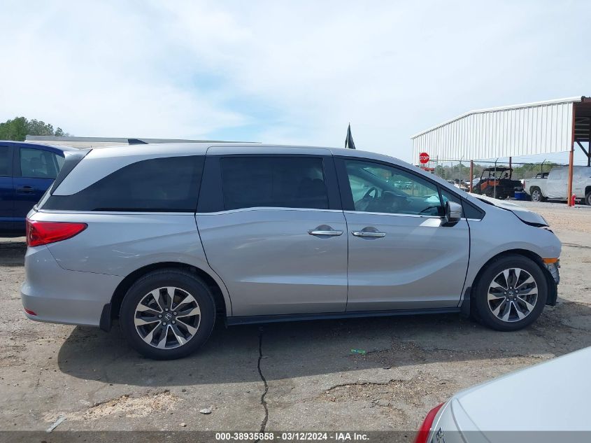 2022 Honda Odyssey Ex-L VIN: 5FNRL6H74NB041498 Lot: 38935858