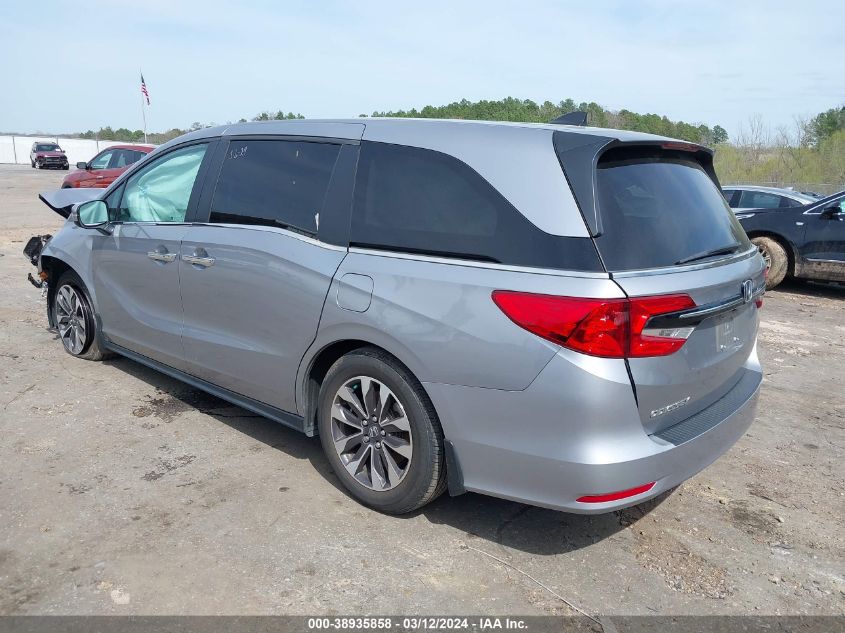 2022 Honda Odyssey Ex-L VIN: 5FNRL6H74NB041498 Lot: 38935858