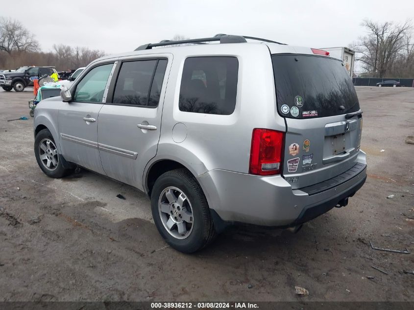 2011 Honda Pilot Touring VIN: 5FNYF4H94BB090771 Lot: 38936212