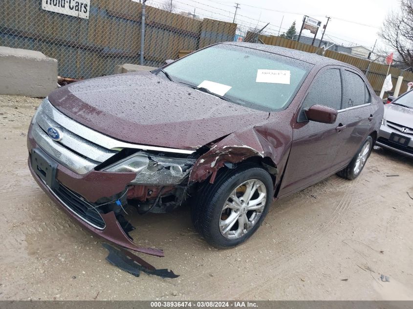 2012 Ford Fusion Se VIN: 3FAHP0HA7CR142819 Lot: 38936474