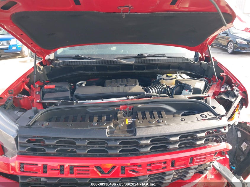 VIN 3GCPWBEK0MG356372 2021 CHEVROLET SILVERADO 1500 2WD  SHORT BED CUSTOM