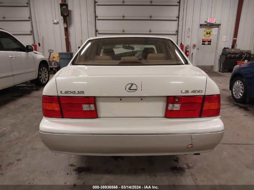 1999 Lexus Ls 400 VIN: JT8BH28F0X0143478 Lot: 38936566