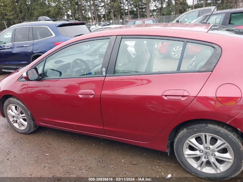 2010 Honda Insight Ex VIN: JHMZE2H72AS024620 Lot: 38936616