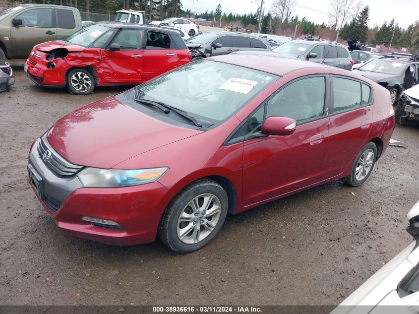 2010 Honda Insight Ex VIN: JHMZE2H72AS024620 Lot: 38936616