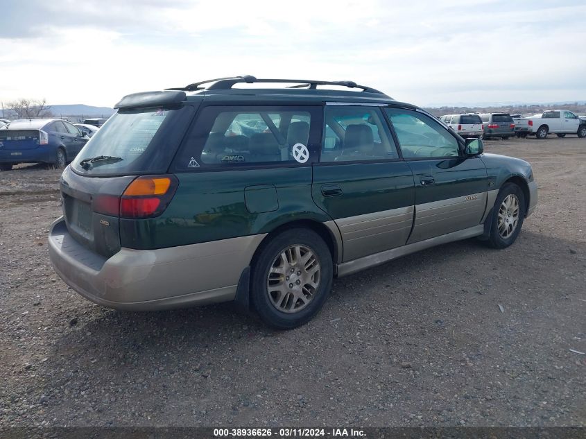 2002 Subaru Outback H6-3.0 L.l. Bean Edition VIN: 4S3BH806927622093 Lot: 38936626