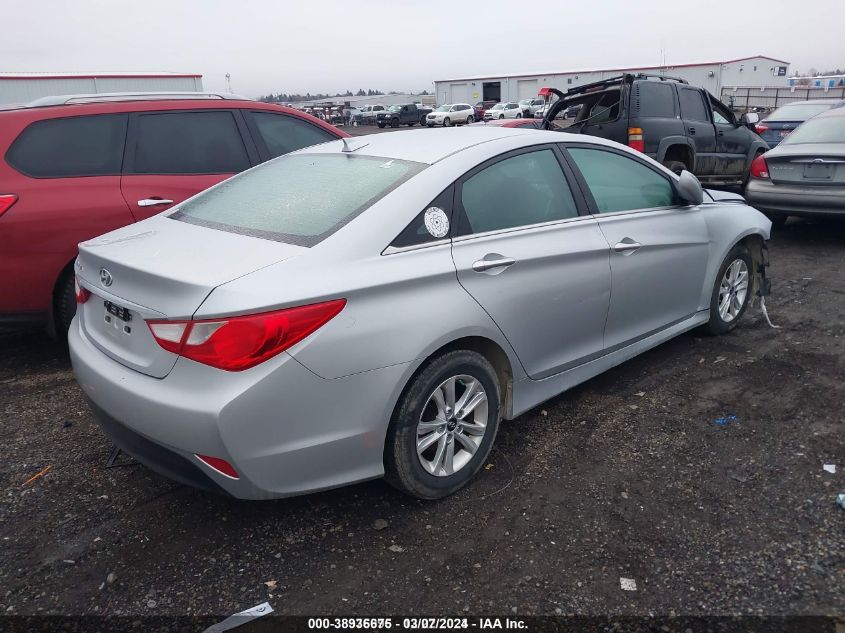 2014 Hyundai Sonata Gls VIN: 5NPEB4AC6EH869437 Lot: 38936675