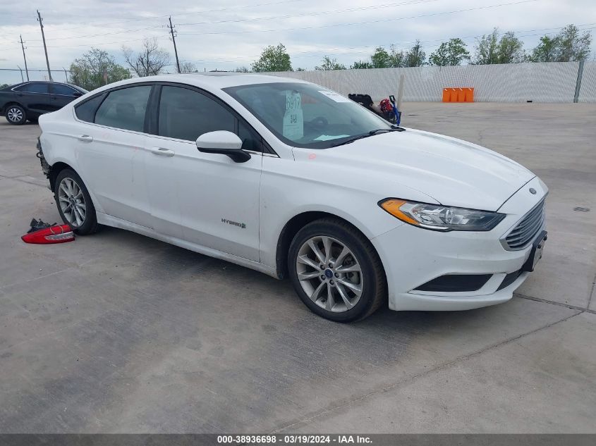 VIN 3FA6P0LU4HR258592 2017 FORD FUSION HYBRID no.1