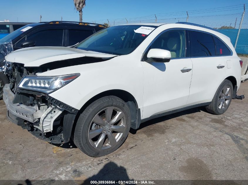 2014 Acura Mdx Advance Pkg W/Entertainment Pkg VIN: 5FRYD4H84EB025130 Lot: 38936864