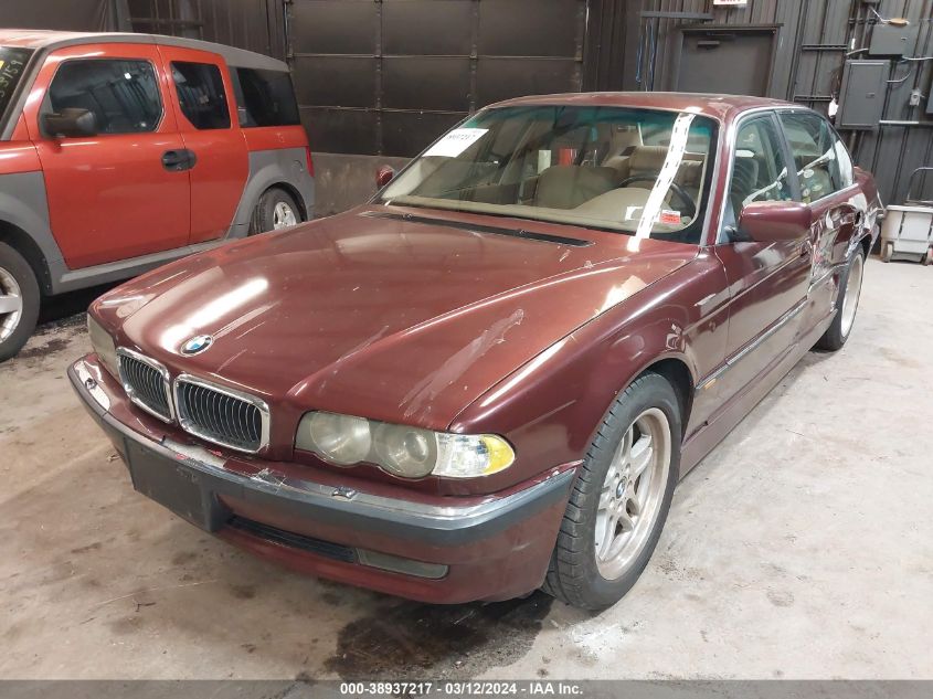 WBAGH8340YDP08318 2000 BMW 740Il