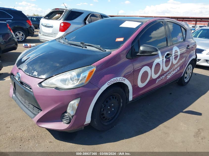 2015 Toyota Prius C Two VIN: JTDKDTB37F1577570 Lot: 38937365