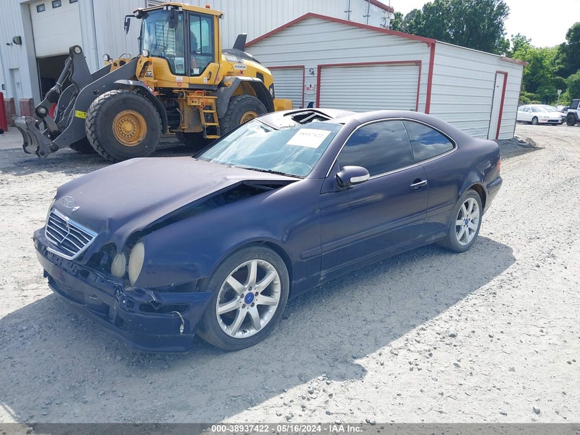 2002 Mercedes-Benz Clk-Class Base (A5) VIN: WDBLJ65G02T123414 Lot: 38937422