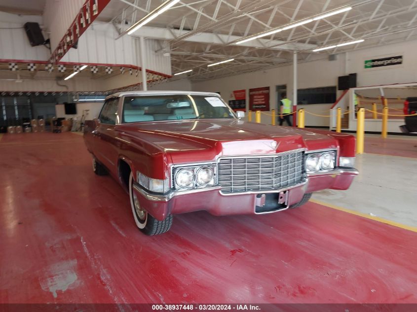 1969 Cadillac Deville VIN: F9192067 Lot: 38937448