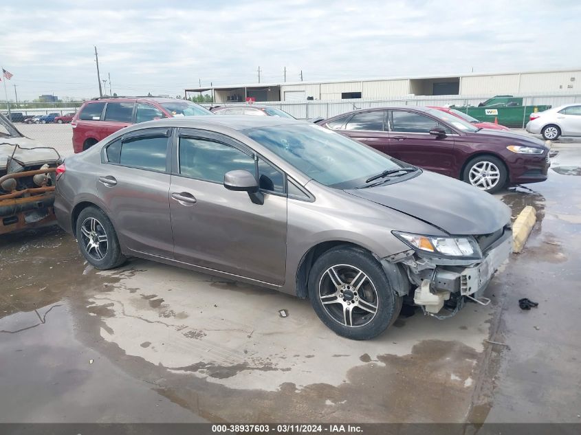 2013 Honda Civic Lx VIN: 2HGFB2F5XDH564437 Lot: 38937603