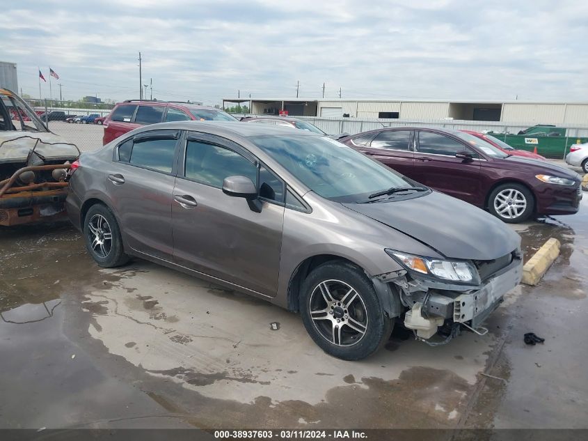 2013 Honda Civic Lx VIN: 2HGFB2F5XDH564437 Lot: 38937603