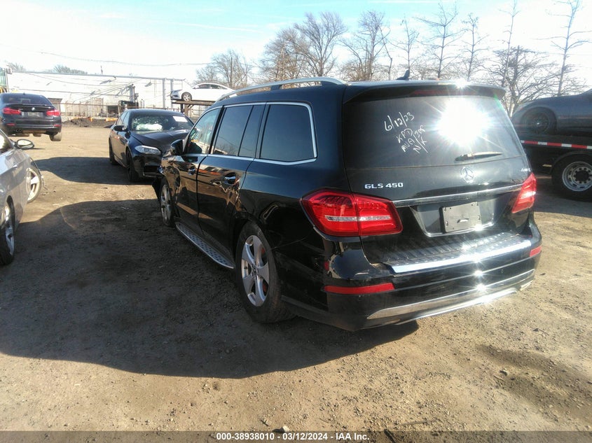 2019 Mercedes-Benz Gls 450 4Matic VIN: 4JGDF6EE0KB211967 Lot: 38938010