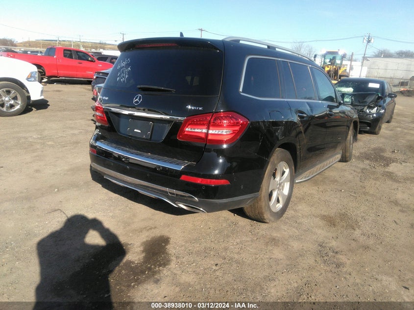 2019 Mercedes-Benz Gls 450 4Matic VIN: 4JGDF6EE0KB211967 Lot: 38938010