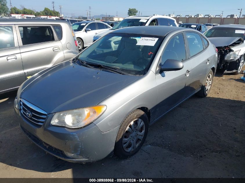 2010 Hyundai Elantra Gls VIN: KMHDU4AD6AU059381 Lot: 38938062