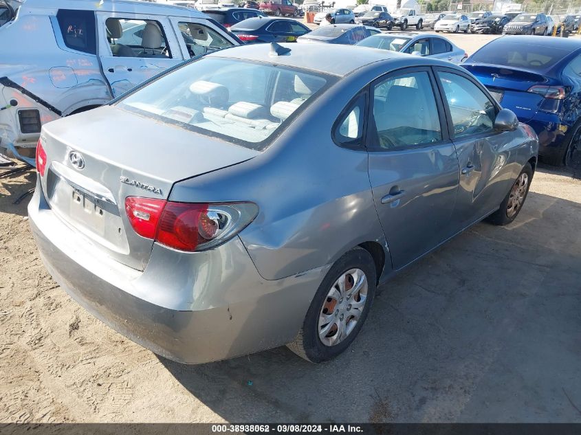 2010 Hyundai Elantra Gls VIN: KMHDU4AD6AU059381 Lot: 38938062