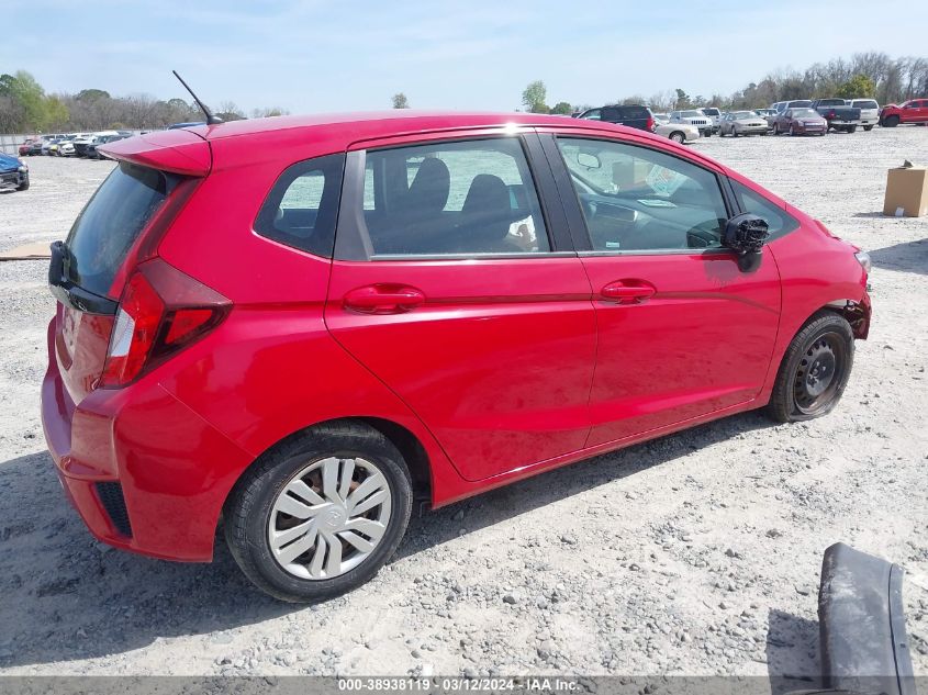 2015 Honda Fit Lx VIN: 3HGGK5H57FM722966 Lot: 38938119