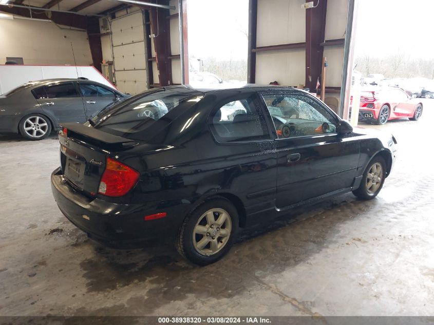 2003 Hyundai Accent Gl VIN: KMHCG35CX3U266051 Lot: 38938320