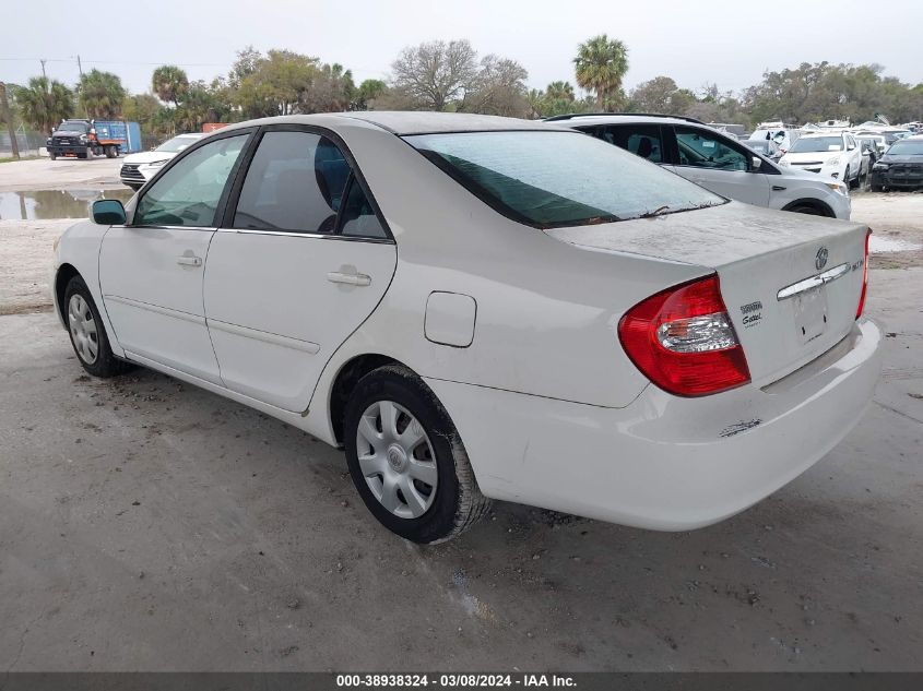 2003 Toyota Camry Le VIN: 4T1BE32K13U145289 Lot: 38938324