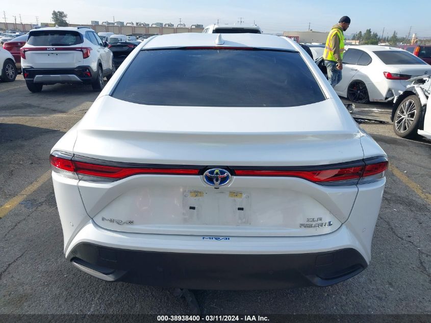 2022 Toyota Mirai Xle VIN: JTDAAAAA3NA006147 Lot: 38938400