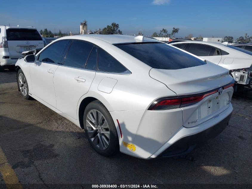 2022 Toyota Mirai Xle VIN: JTDAAAAA3NA006147 Lot: 38938400