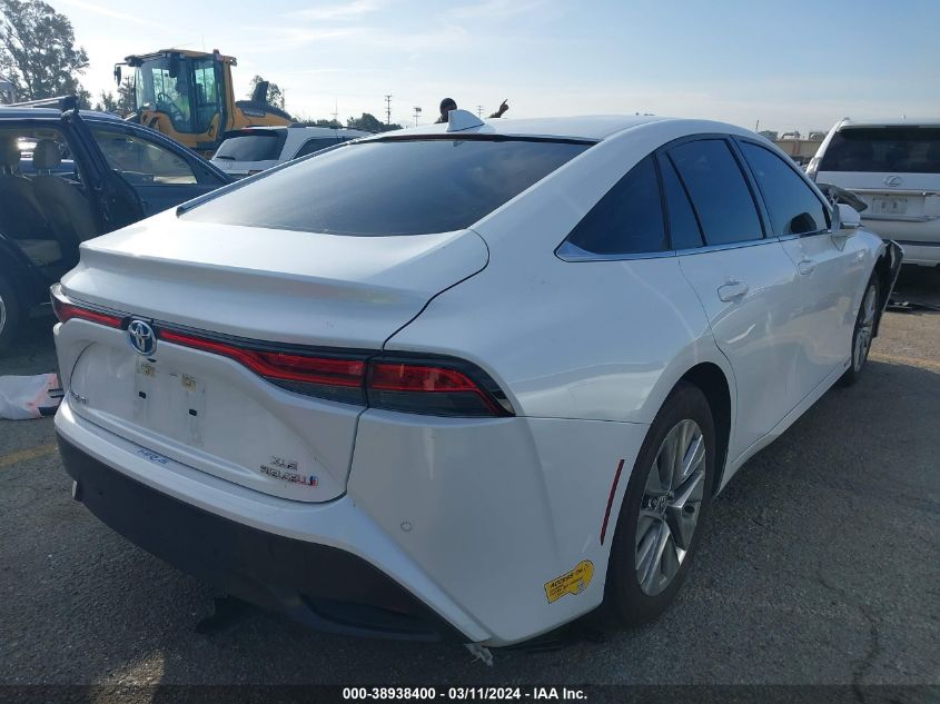 2022 Toyota Mirai Xle VIN: JTDAAAAA3NA006147 Lot: 38938400