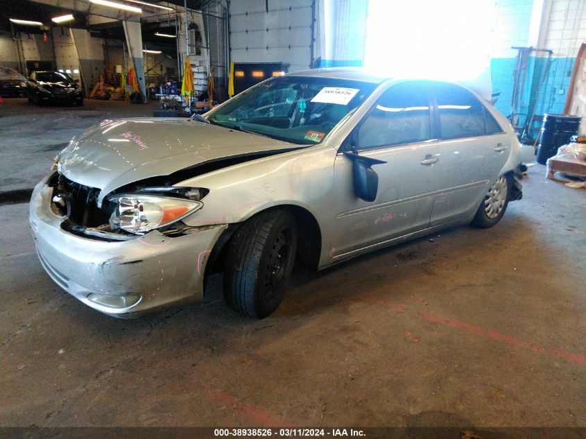 2003 Toyota Camry Xle VIN: 4T1BE32K03U134378 Lot: 38938526