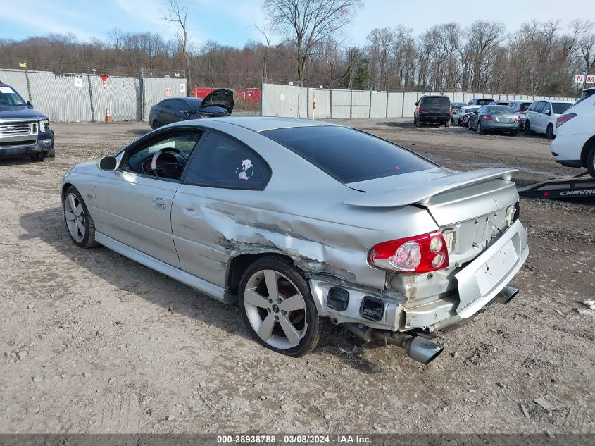 2005 Pontiac Gto VIN: 6G2VX12U25L446400 Lot: 38938788