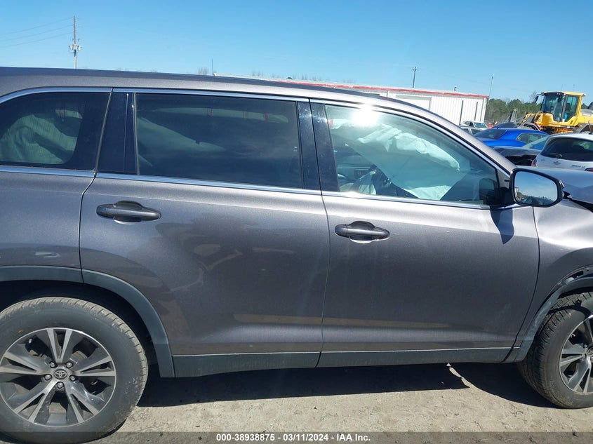 2019 TOYOTA HIGHLANDER VIN: 5TDZARFH1KS060715
