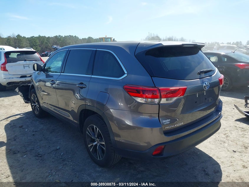 2019 TOYOTA HIGHLANDER VIN: 5TDZARFH1KS060715