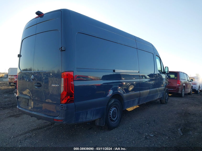 2021 Mercedes-Benz Sprinter 2500 High Roof I4 VIN: W1Y40CHY6MT070714 Lot: 38939090