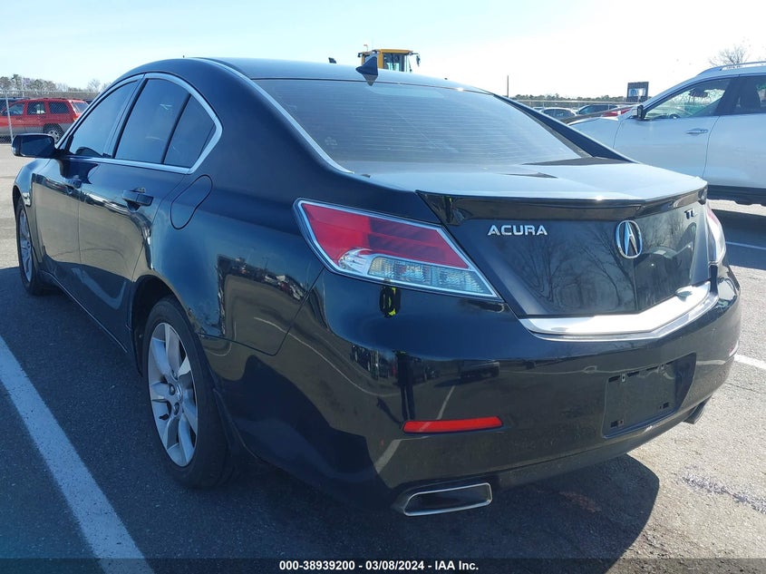 2012 ACURA TL VIN: 19UUA8F5XCA027870