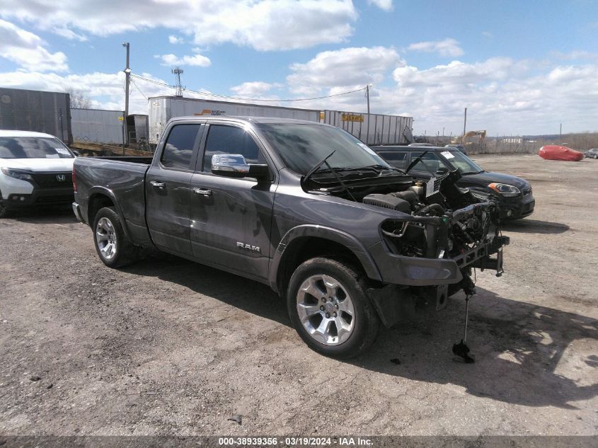 2019 RAM 1500 LARAMIE QUAD CAB 4X4 6'4 BOX - 1C6SRFDT8KN748420