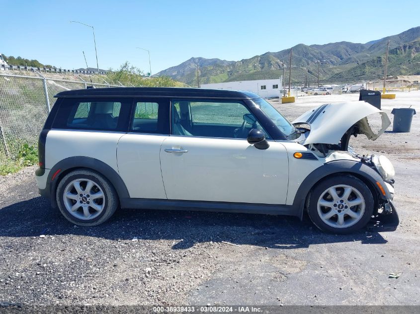 2009 Mini Cooper Clubman VIN: WMWML33529TX50378 Lot: 38939433