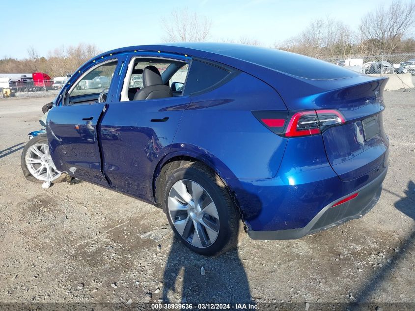 2024 Tesla Model Y Long Range Dual Motor All-Wheel Drive VIN: 7SAYGDEE7RF983142 Lot: 38939636