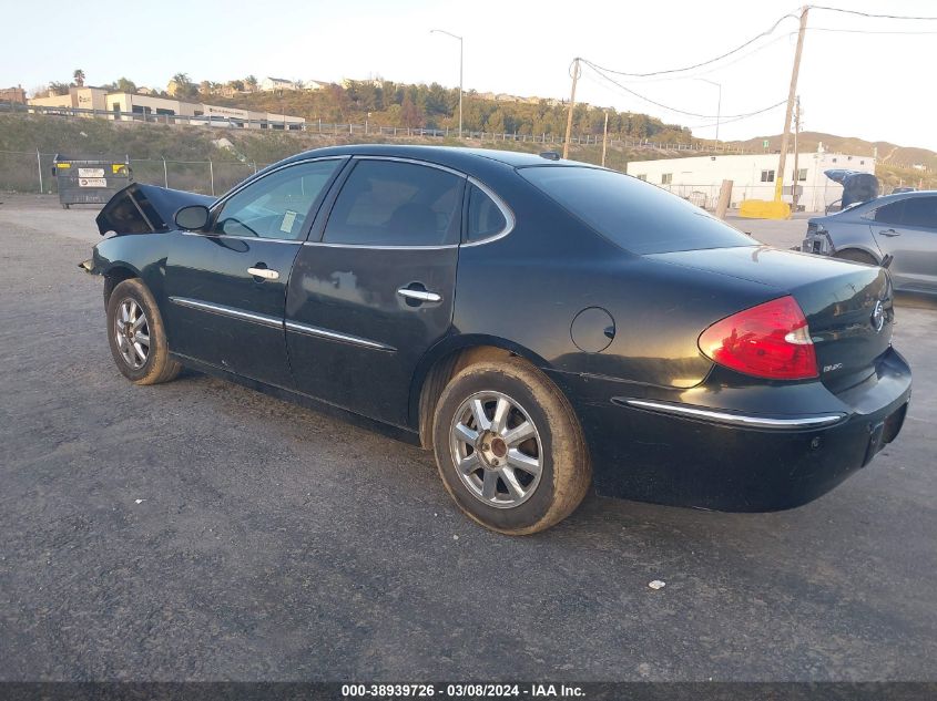 2006 Buick Lacrosse Cxl VIN: 2G4WD582X61215721 Lot: 38939726